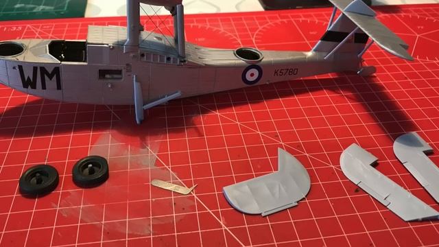 Airfix 1/48 Supermarin Walrus 'Silver wings'. Full build with aftermarket in one video. смотреть онлайн