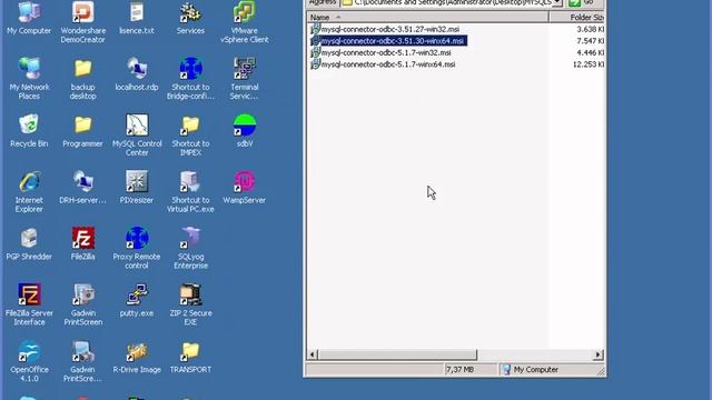 Convert SDB to MySQL5: Video5 - Installing the MySQL ODBC Connectors смотреть онлайн