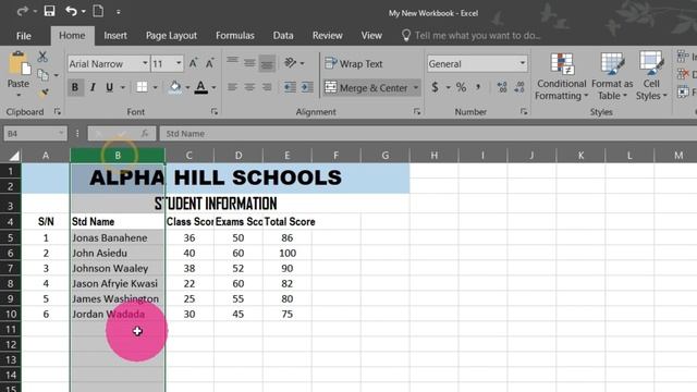 How to Adjust Column Width and Row Height in Excel - Microsoft Excel Tutorials смотреть онлайн