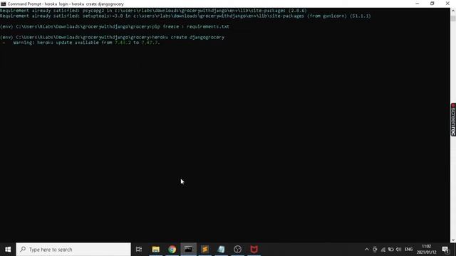 Deploy your django app to heroku(part 3/3. Use earphones if audio is unclear.) смотреть онлайн