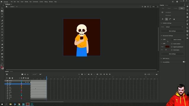 How to Rig a Simple Character | Adobe Animate Tutorial смотреть онлайн