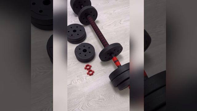 Разборные гантели SHYN SPORT Transformer 19 кг 19 предметов смотреть онлайн