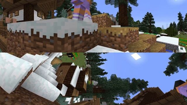 APHMAU saving friends from YETI in Minecraft 360° смотреть онлайн