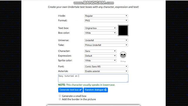 How to use disabled AU's and characters in Undertale text box generator смотреть онлайн