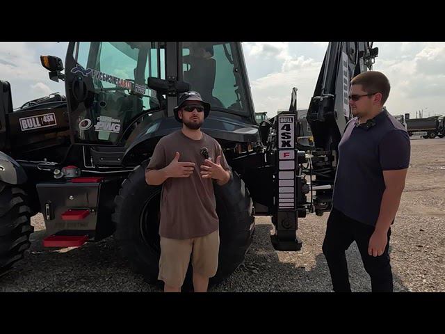 Обзор новой модели ЭКСКАВАТОР ПОГРУЗЧИК BULL 4SX F от Владимира Королюка #excavator #погрузчик