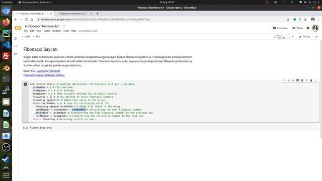 Python | Fibonacci Sayıları Örnek 1 смотреть онлайн