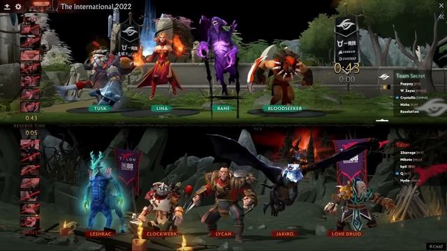 SECRET vs TALON - TI11 GROUP STAGE FINAL - THE INTERNATIONAL 2022 DOTA 2 смотреть онлайн