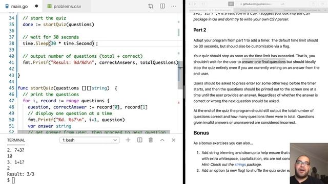 Coding in Go (Arabic): [Episode 02] quiz (pt. 2) смотреть онлайн