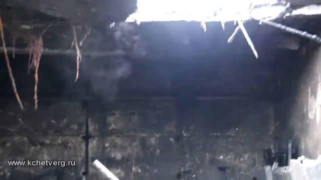 В Качканаре сгорел гараж с мотоциклами, 25.05.2018 смотреть онлайн