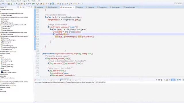 Java Game Development - Simple MOBA: Episode 8: Range Creeps смотреть онлайн