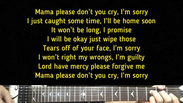 YNW Melley - Mama Cry | Karaoke Guitar Instrumental смотреть онлайн