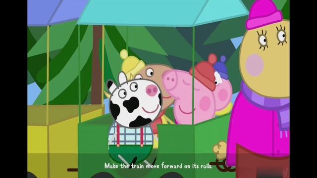 Watch Peppa Pig Take a Wild Train Ride in VR! #360vr #ps5games смотреть онлайн