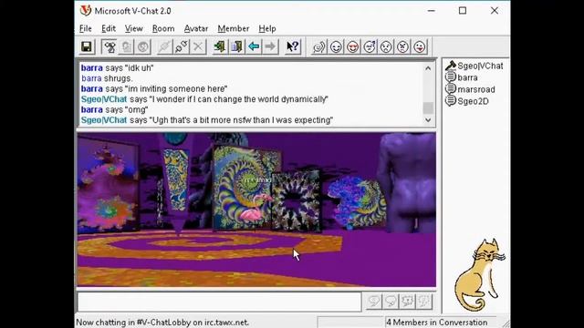 Microsoft V-Chat 2.0 on Windows 10! смотреть онлайн