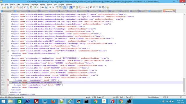 Oracle ADF Logging смотреть онлайн
