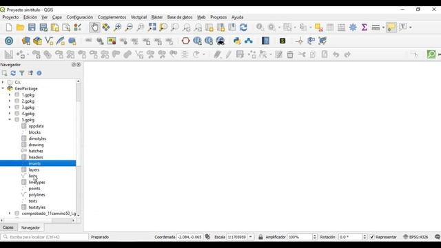QGIS 3.6 Convierte archivos dwg a shp. смотреть онлайн