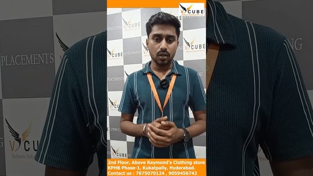 Java full stack Student review | V CUBE Software Solutions KPHB. смотреть онлайн