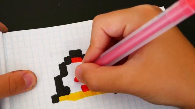 УЛЬТА МИСТЕРА ПИ из ИГРЫ BRAWL STARS РИСУНКИ ПО КЛЕТОЧКАМ - PIXEL ART смотреть онлайн