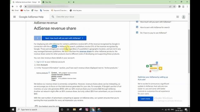 AdSense revenue share with creator on blogger, wordpress blog websites (Google Ads earning sharing) смотреть онлайн