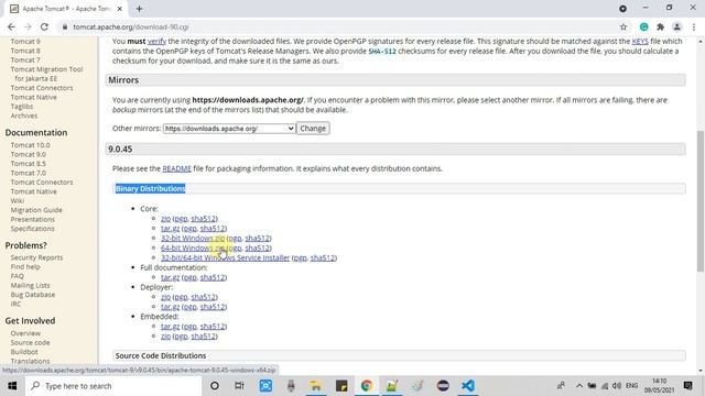 Apache Tomcat 9.0 Setup and Web Project Deployment in Visual Studio code смотреть онлайн