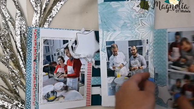 Scrapbooking mini album "Un hiver magique" || Michela Faccincani per La Magnolia смотреть онлайн