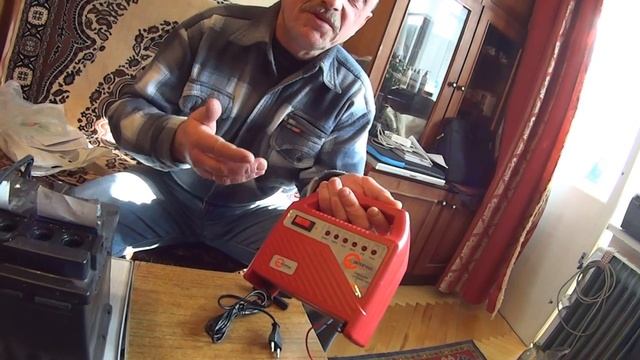 Intertool AT 3012 Зарядное устройство для автоаккумулятора. Распаковка Тест. смотреть онлайн