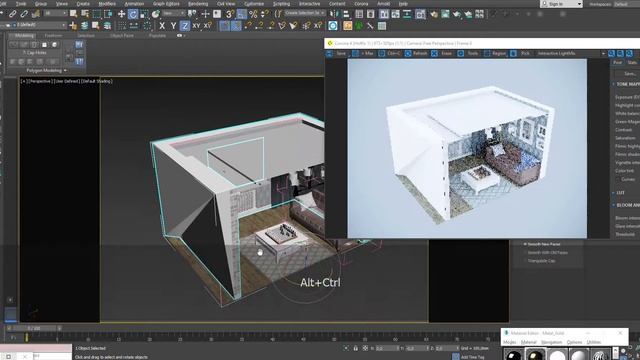 Как создать разрез в 3ds Max смотреть онлайн