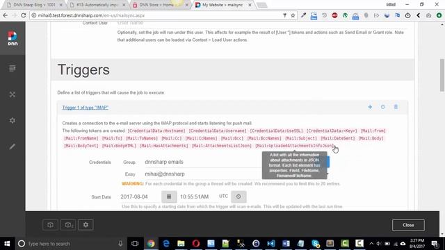 Automatic email processing with Email Sync add-on by DNN Sharp смотреть онлайн
