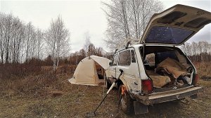 ''СЕМЬ ДНЕЙ В ЛЕСУ'' ЖИВУ В ПАЛАТКЕ! ВЫЕХАЛ НА ПОИСКИ ''МЕТАЛЛА''