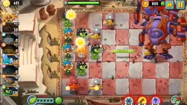 Un nivel modificado de la era romana Harcore en pvz 2 смотреть онлайн