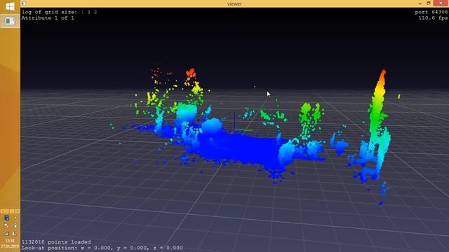 3D points (PLY file) visualization using Python Point Processing Toolkit (PPTK) смотреть онлайн