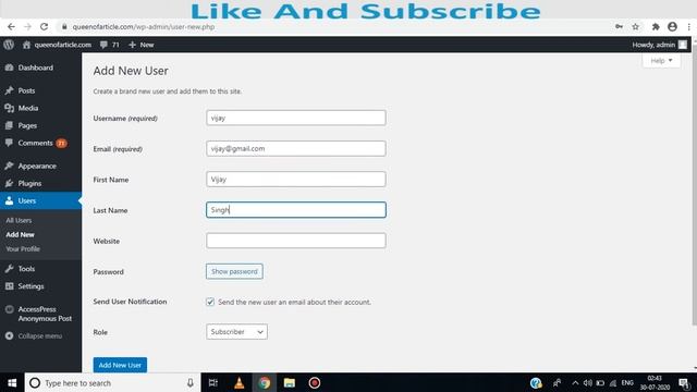 How to Create Author Account in Wordpress !! Create Author Account In Wordpress !! Author Account!! смотреть онлайн