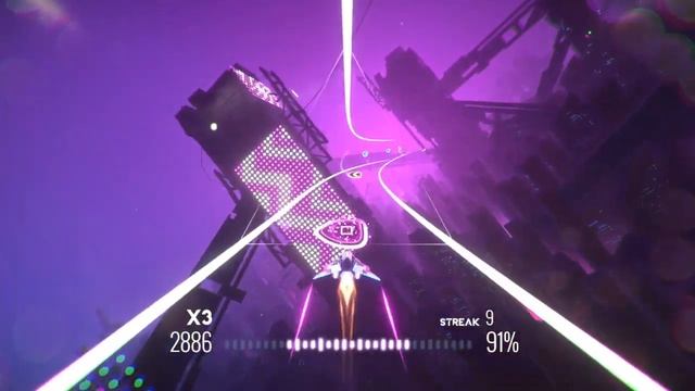 AVICII Invector: leveles (B rank easy) 8964 score gameplay walkthrough смотреть онлайн
