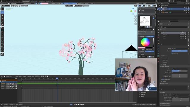 30m chatty real-time draw // work // study with me! Making a 3D bonsai (Blender 2.93 grease pencil) смотреть онлайн