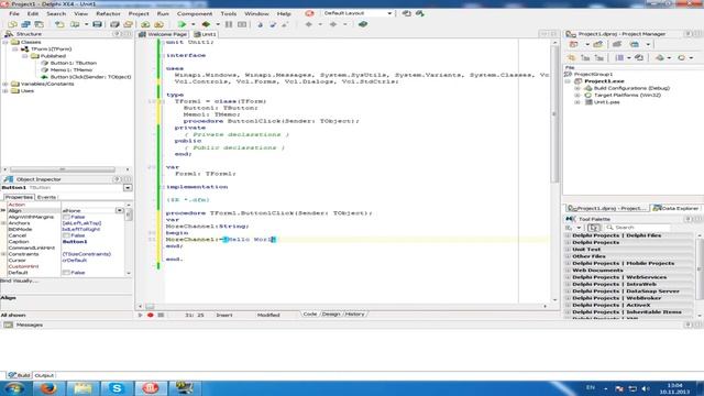 Delphi урок #1 | Основные типы переменных. смотреть онлайн