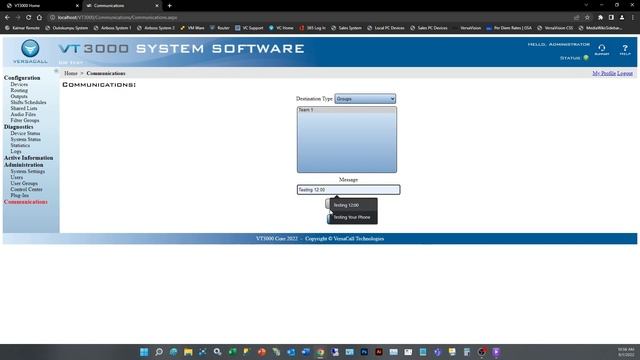 VersaCall - VT3000 How To Guide - Test an Output Group смотреть онлайн