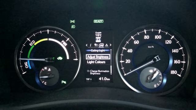 Alphard Hybrid (AYH30, 2015-2018), Приборная панель.