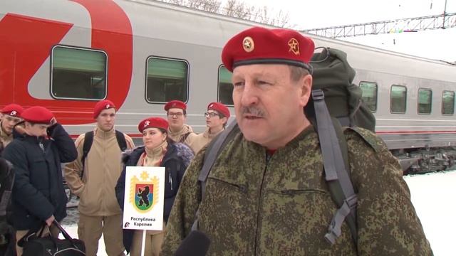 Карельские юнармейцы встретились с министром обороны смотреть онлайн