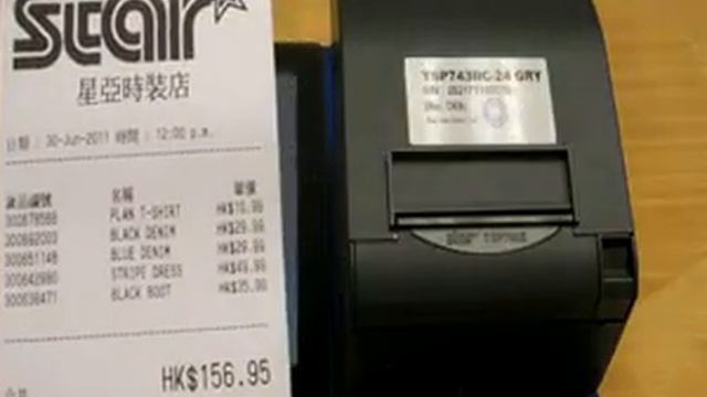 Android Bluetooth Printer STAR TSP700II смотреть онлайн