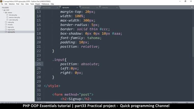 #33 PHP Object Oriented Programming Basics - OOP | Practical project | Quick programming tutorial смотреть онлайн