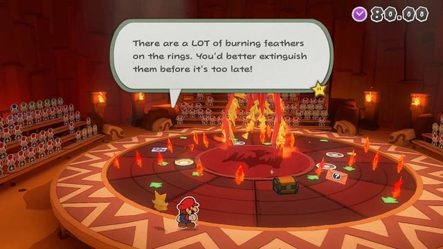Fire Vellumental Cave - Paper Mario: The Origami King Walkthrough смотреть онлайн