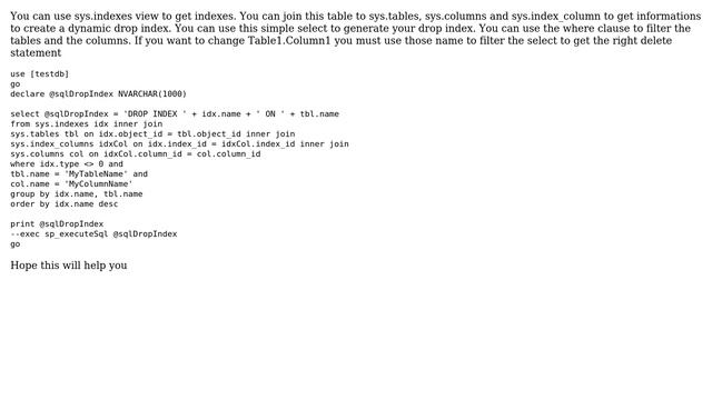Databases: Dropping a constraint (index) on a column (3 Solutions!!) смотреть онлайн