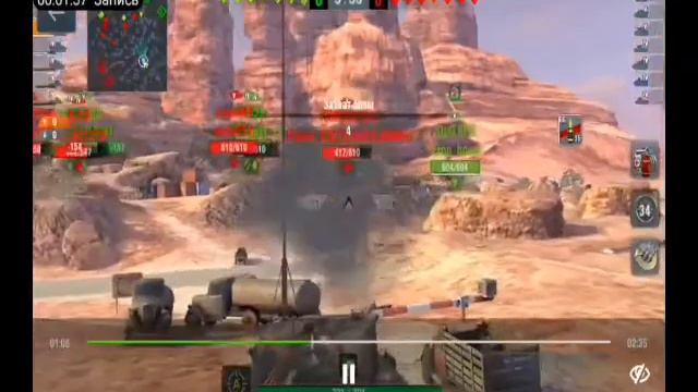 летсплей в карте золотая долина на танке Т1 heavy в World of Tanks Blitz песня нурминский - джир смотреть онлайн