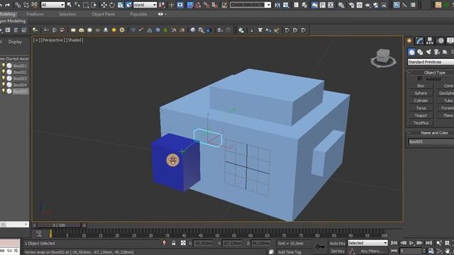 Выравнивание вида относительно объекта 3ds Max смотреть онлайн