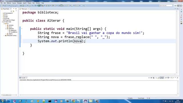 Aula de Java 040 - replace, alterando caracteres смотреть онлайн