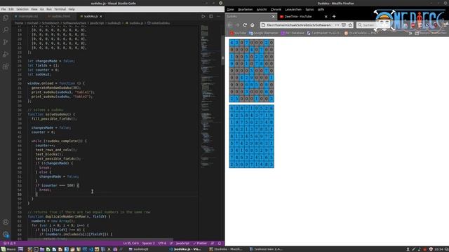 JavaScript Random Sudoku Generator Explained смотреть онлайн