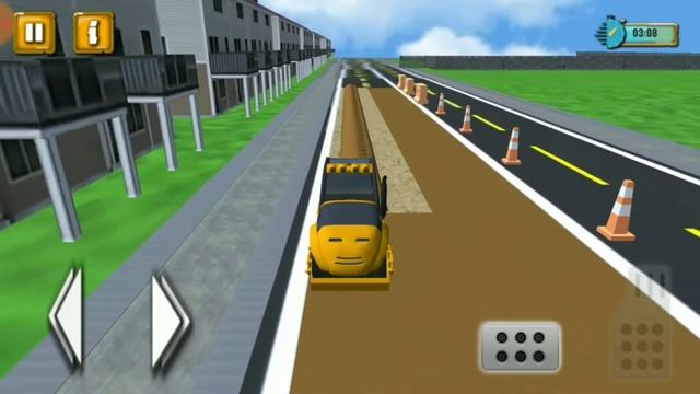 Mega city road construction machine operator game:android game play. смотреть онлайн