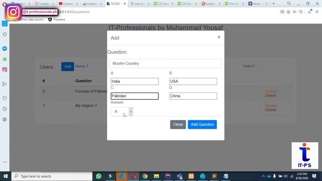 1-Online Examination Website in Laravel | Quiz app in Laravel | with source code | in urdu / hindi смотреть онлайн