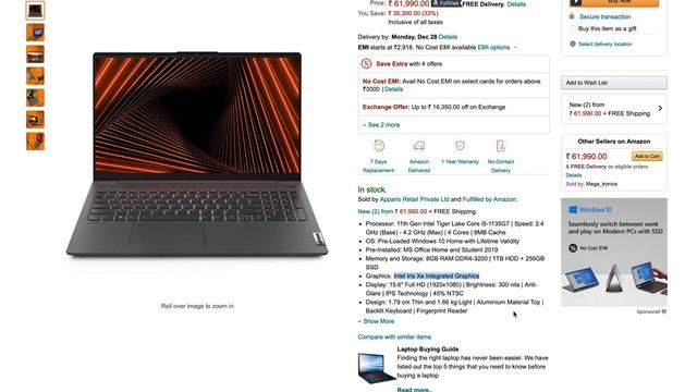 Lenovo IdeaPad Slim 5i 11th Gen Intel Core i5 MX450 Review смотреть онлайн