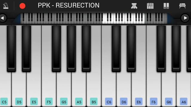 PPK - ResuRection (Piano tutorial) смотреть онлайн