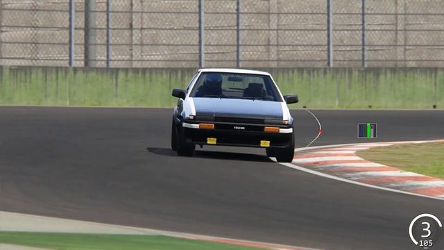 Assetto Corsa-AE86 Imola смотреть онлайн